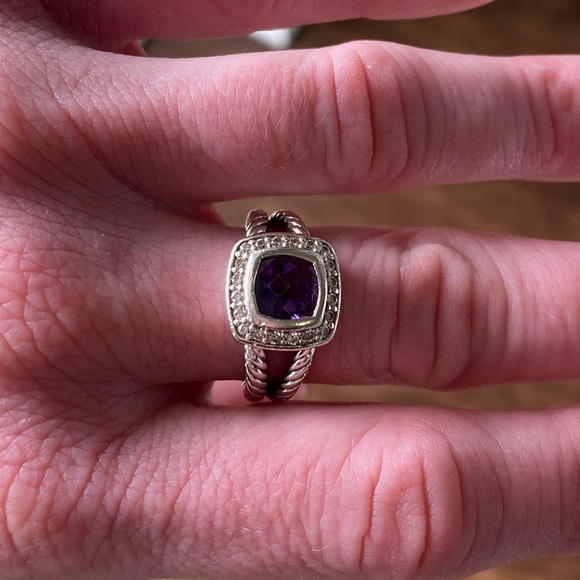 David Yurman Petite Albion Ring Diamonds - Picture 6 of 10